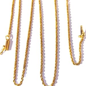 14KT 🪙🥇 Barrel Lock 🔒 Gold Chain ⛓️3.84 Grams